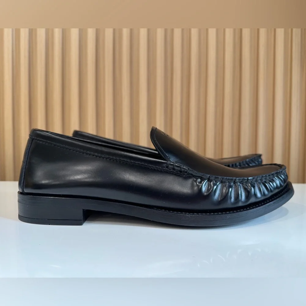 PRADA Brushed leather loafers - Picture 6 of 16